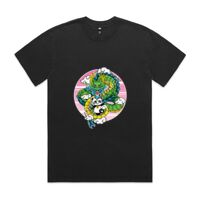 Mens Heavy Faded Oversized Tee (same day) Thumbnail