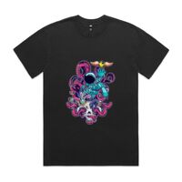 Mens Heavy Faded Oversized Tee (same day) Thumbnail